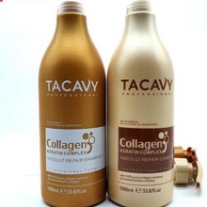 Cặp Dầu Gội Xả Tacavy - Cặp Dầu Gội Xả Tacavy Collagen 1000Ml Phục Hồi Tóc Hư Tổn, Khô Xơ Gãy Rụng