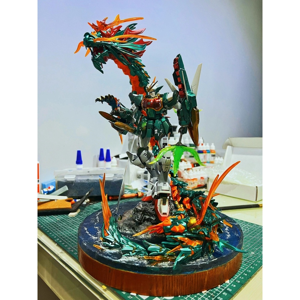 Ba Vương Quốc Mô Hình Động Cơ Hạt Nhân lu bu bailong nezha cao ao Biqi gundam hg Hộp Phân Phối Ngẫu Nhiên
