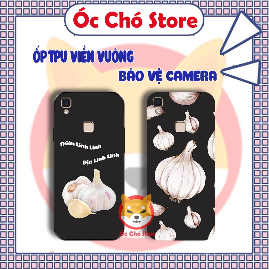 Ốp lưng Vivo V3 , V3 Max TPU cạnh vuông củ tỏi tháng cô hồn