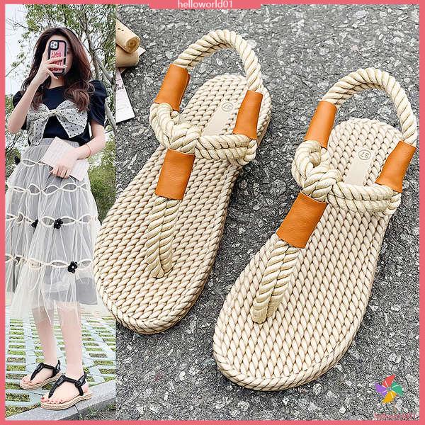Sandal Đi Biển Đế Bằng Thiết Kế Mới Thời Trang Mùa Hè 2023 Dành Cho
