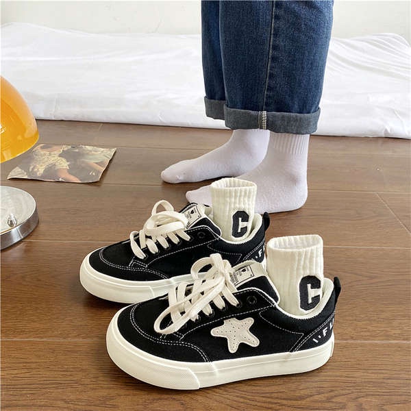 Giày Thể Thao canvas Đế Dày Thời Trang Dành Cho Nữ