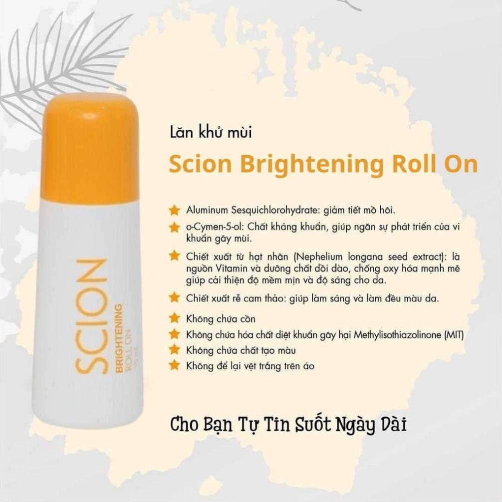 Lăn Khử Mùi Scion -  Lăn Khử Mùi Scion 75ml Ngăn Ngừa Và Giảm Mồ Hôi Làm Sạch Vùng Da Dưới Cánh Tay