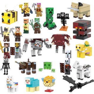 Đồ chơi lắp ráp lego hình động vật bò sữa trận như thật phong cách mới