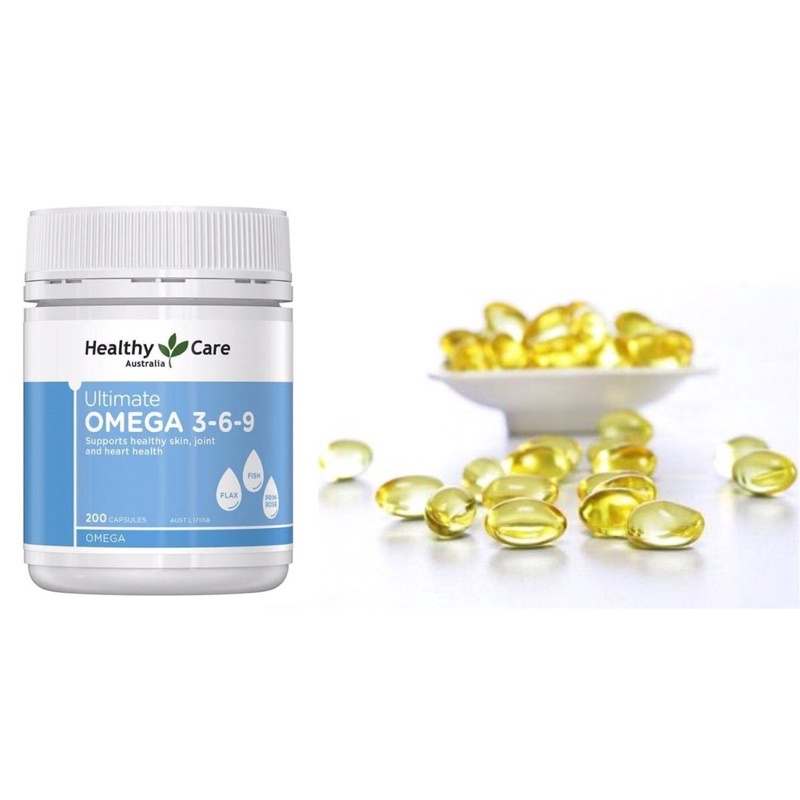 💙🐠[HSD 04/2025] Viên uống Dầu cá Healthy Care Ultimate Omega 3-6-9 của Úc 200 viên🐠💙