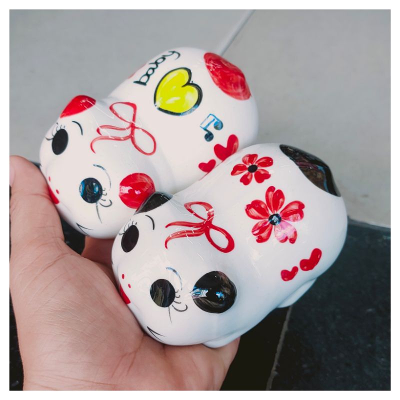 HEO ĐẤT MI NI CỞ NỬA BÀN TAY KHÔNG BỎ VỪA NHẪN DÙNG TRANG TRÍ TRƯNG BÀI LÀM QUÀ TẶNG