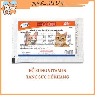 Vitamin dành cho chó mèo Bio-Vit Plus 5gr