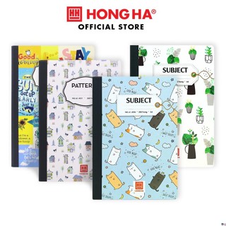 Vở kẻ ngang / kẻ caro 200 trang - 420 trang A4, Sổ bìa cứng may gáy, có kẻ lề Hồng Hà