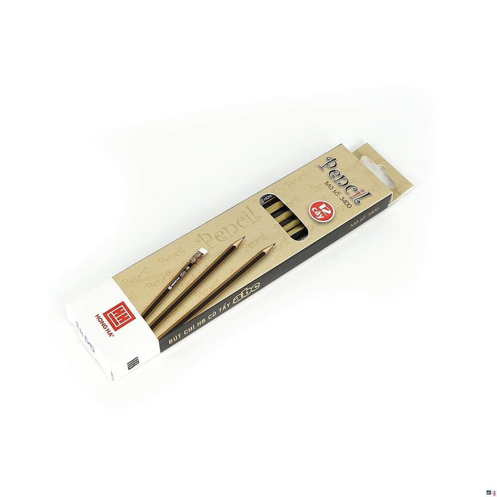 Bút chì HB có tẩy Hồng Hà ABC 3400 - HH