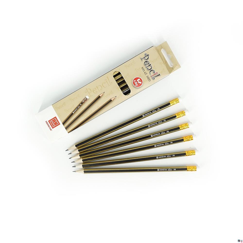 Bút chì HB có tẩy Hồng Hà ABC 3400 - HH