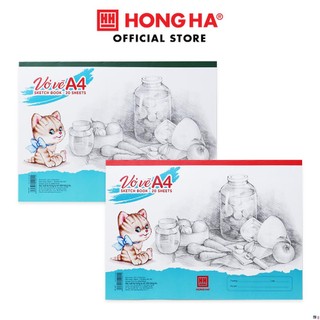 Vở vẽ a4 hồng hà định lượng 100gms, độ trắng cao 4901 - hh