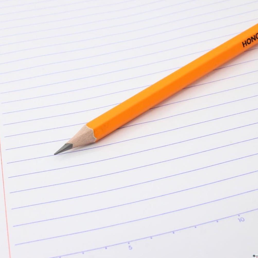 Bút chì gỗ 4B Hồng Hà kèm đầu tẩy chì tiện lợi - 3553 - HH