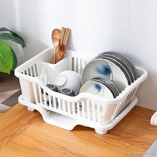 Giá để bát thoát nước nhà bếp Giá đựng bát đĩa lớn Hộp đựng đồ gia đình