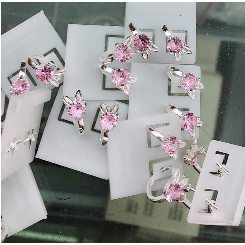Hoa Tai Bạc Thỏ Hồng Cho Bé Gái Minh Canh Jewelry