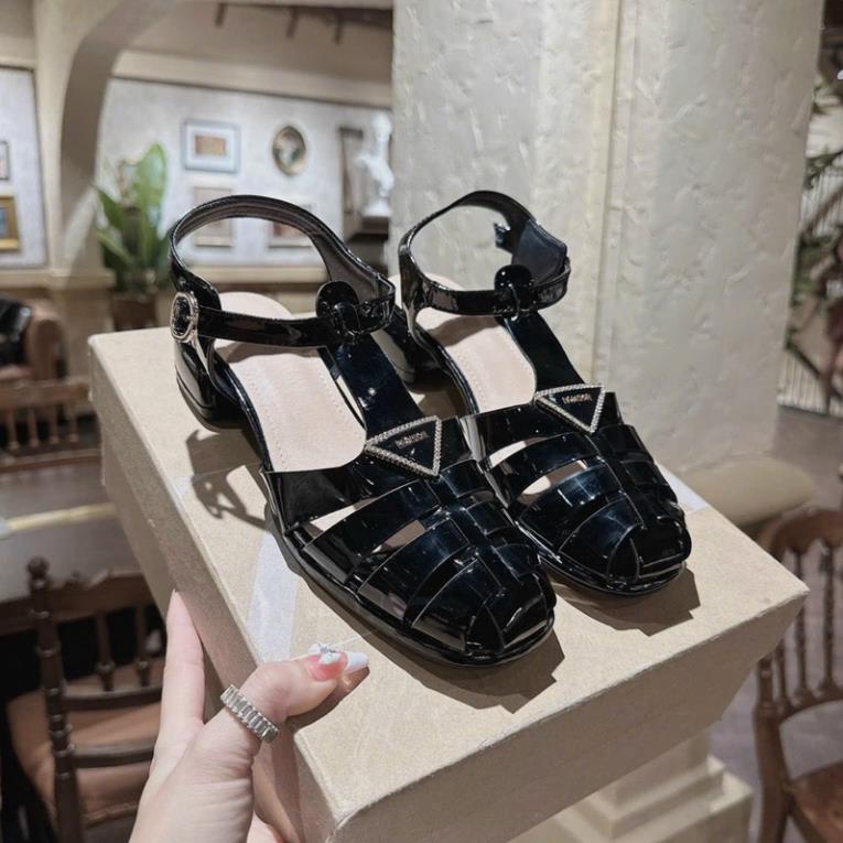 GIÀY BAL RỌ BÓNG GÓT VUÔNG 3 PHÂN XINH