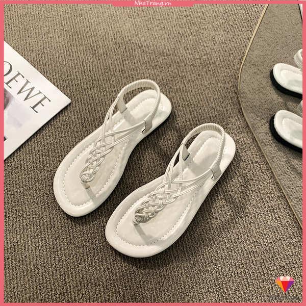 Giày Sandal Đế Bằng Phong Cách Thời Trang Mới Cho Nữ