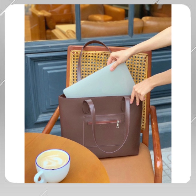 Túi xách công sở nữ túi tote nữ GILAN - Đựng Laptop - tài liệu A4