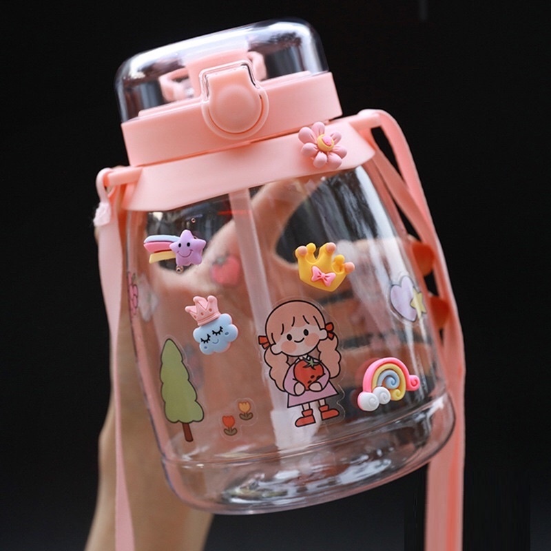 Combo 10/100 cham dẹp trang trí ốp lưng, bình nước - Charm trang trí nhiều mẫu