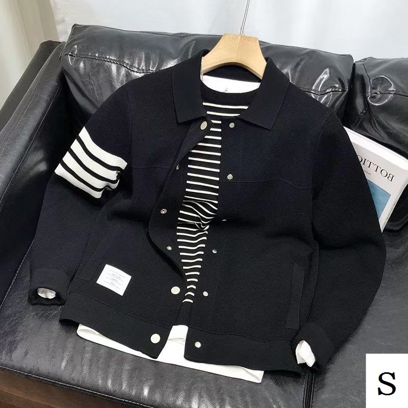 Áo Khoác cardigan Dệt Kim Dáng Ôm Phong Cách Hàn Quốc Thời Trang Xuân Thu 2023 Cho Nam