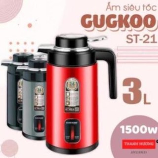 Ấm siêu tốc cuckoo 2 in 1 - dung tích 3 lít - đun sôi và ủ nóng 24h ấm siêu tốc có chế độ ủ ấm rất tiện lợi cho mọi gđ