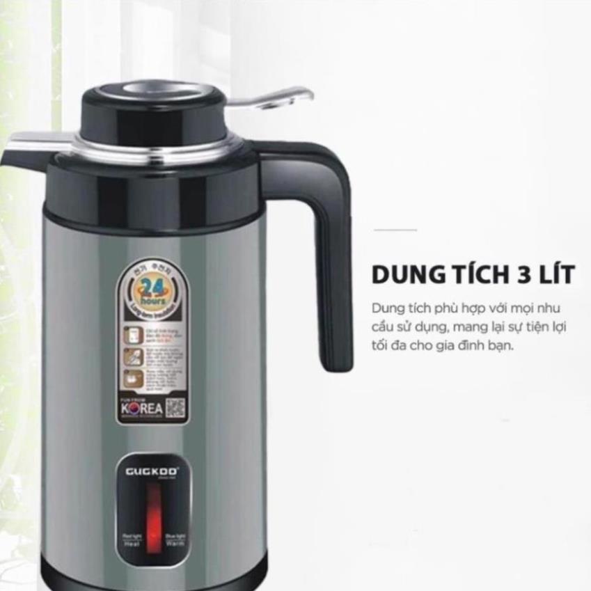 Ấm Siêu Tốc CUCKOO 2 in 1 - Dung Tích 3 Lít - Đun Sôi Và Ủ Nóng 24h