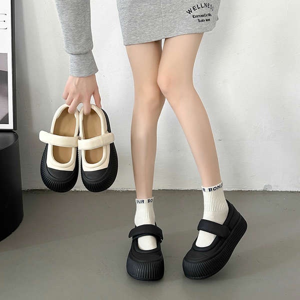 Giày mary jane Đế Dày Thời Trang Xuân Thu 2023 Phong Cách Mới Cho Nữ