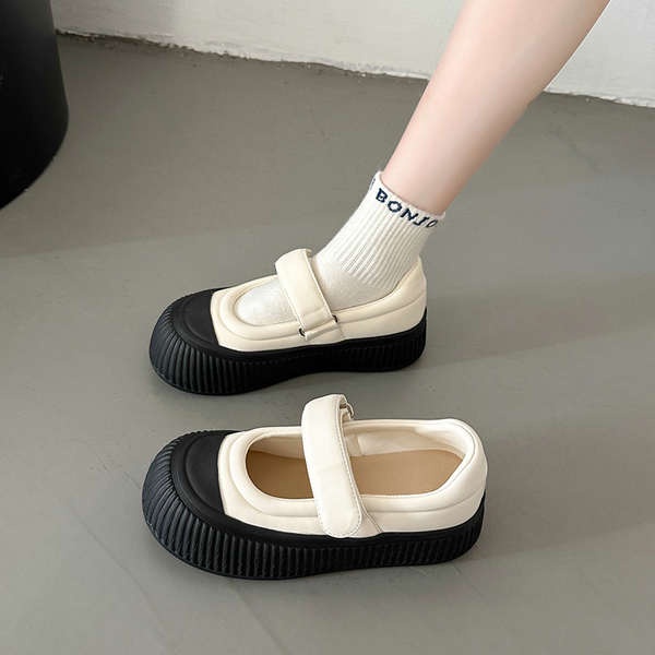Giày mary jane Đế Dày Thời Trang Xuân Thu 2023 Phong Cách Mới Cho Nữ