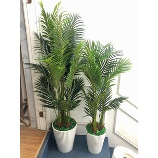 Cây giả, cây khóm dừa 1,3m 1,5m và 1,8m cây dừa trang trí decor