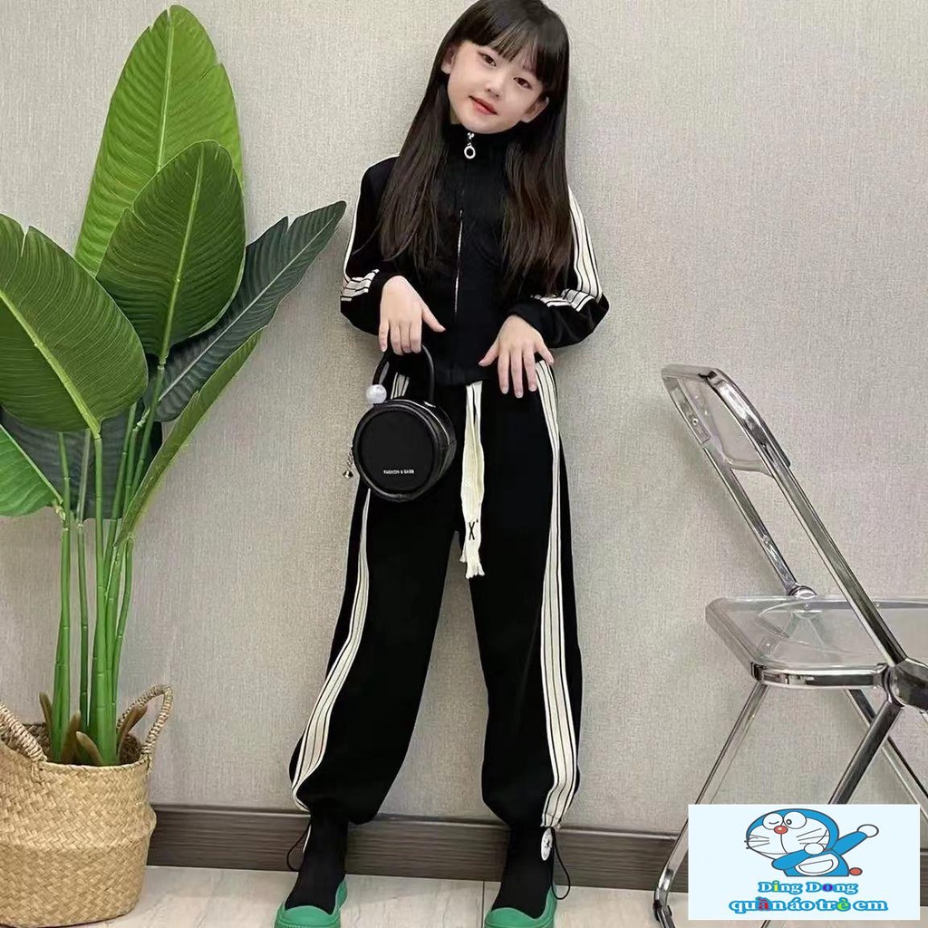 Bộ Đồ Thể Thao Phong Cách Thời Trang Mùa Xuân Mới 2023 Kích Thước Lớn Phong Cách Phương Tây Cho Bé Gái