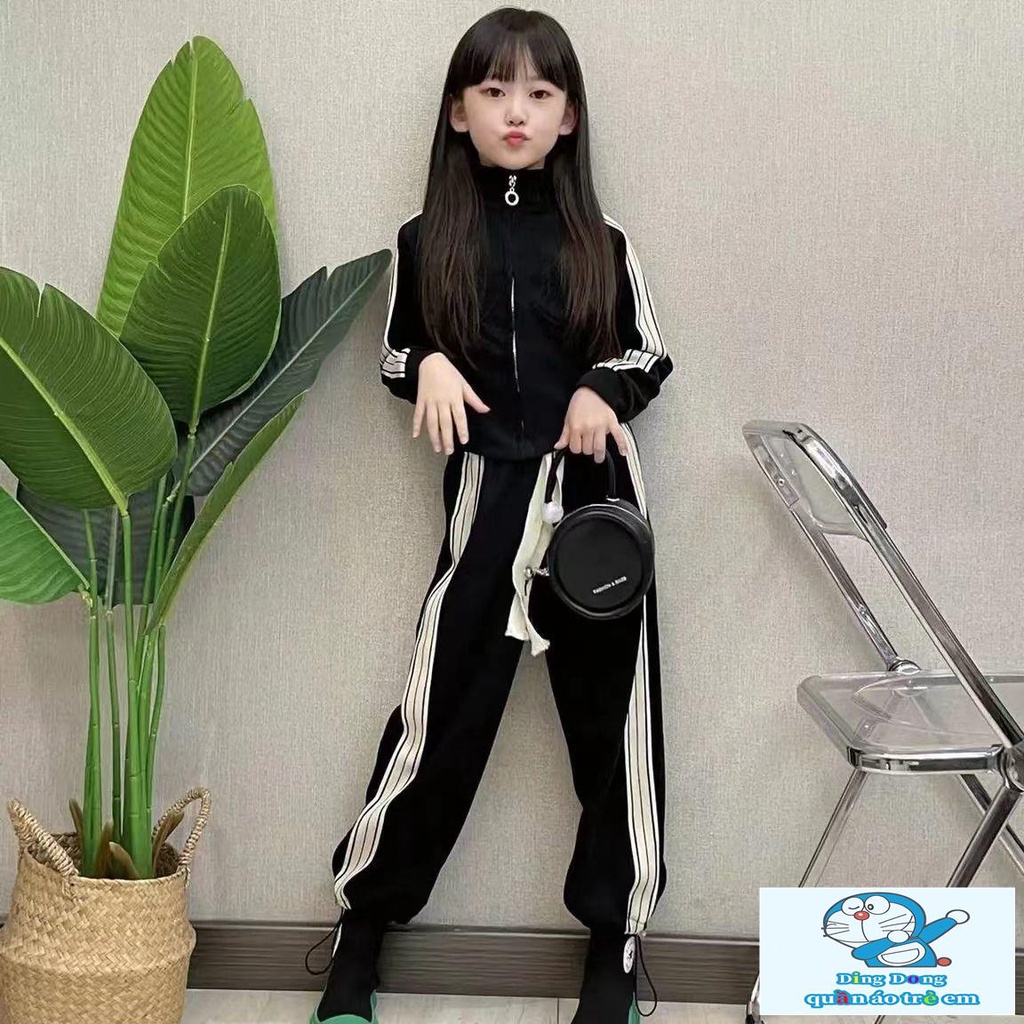 Bộ Đồ Thể Thao Phong Cách Thời Trang Mùa Xuân Mới 2023 Kích Thước Lớn Phong Cách Phương Tây Cho Bé Gái
