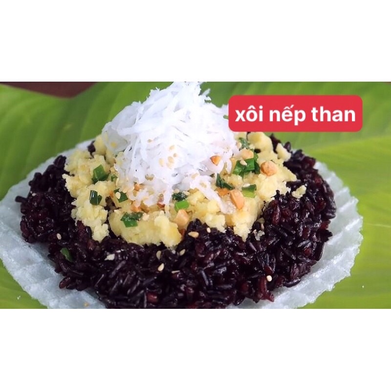 Nếp Than 1kg dẻo thơm Hút Chân Không