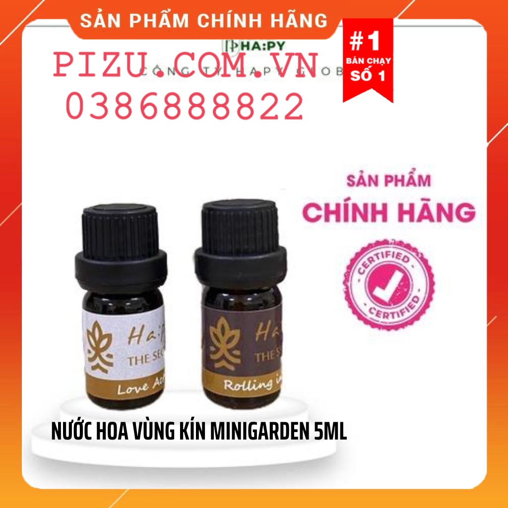 Nước hoa vùng kín HAPY MiniGarden The Secret Garden Perfume 5ML