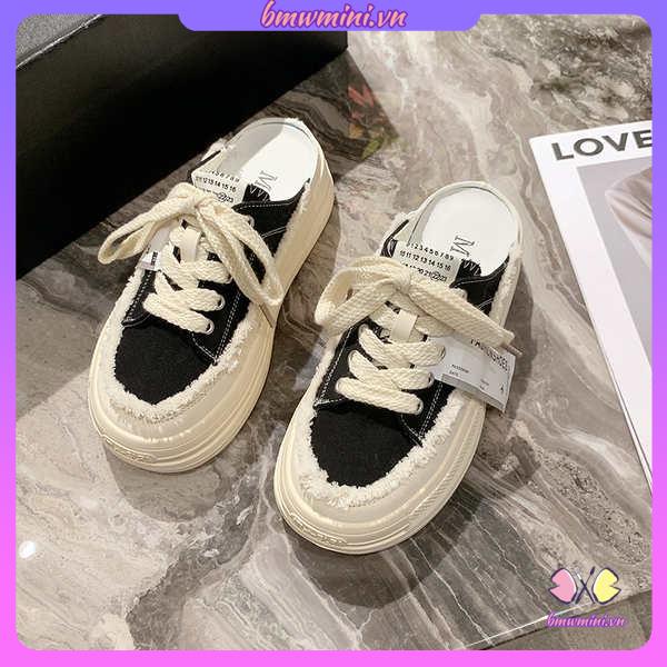 Giày canvas Đế Dày Chống Trượt Thời Trang Mùa Hè 2023