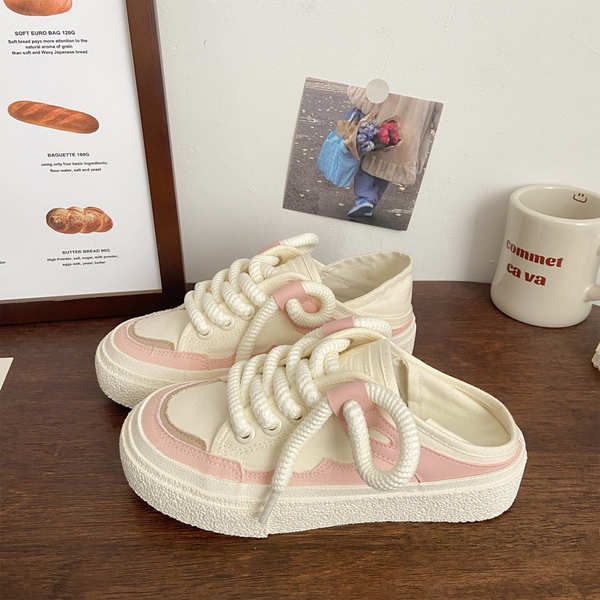 Giày Sneaker Đế Dày Chống Trượt Dễ Thương Cho Học Sinh