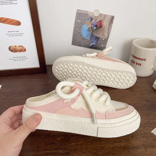 Giày Sneaker Đế Dày Chống Trượt Dễ Thương Cho Học Sinh