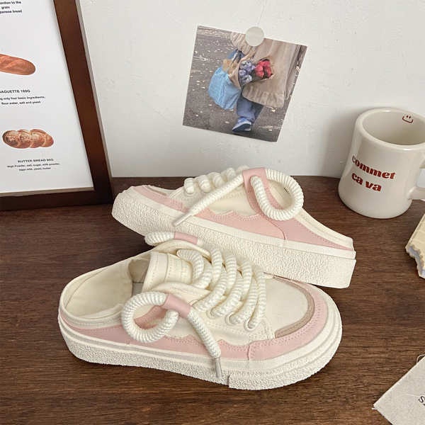 Giày Sneaker Đế Dày Chống Trượt Dễ Thương Cho Học Sinh