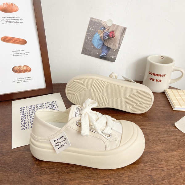 Giày Thể Thao canvas Đế Dày Chống Trượt Thời Trang Cho Học Sinh