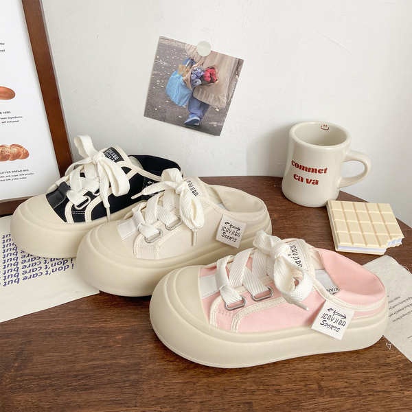 Giày Thể Thao canvas Đế Dày Chống Trượt Thời Trang Cho Học Sinh