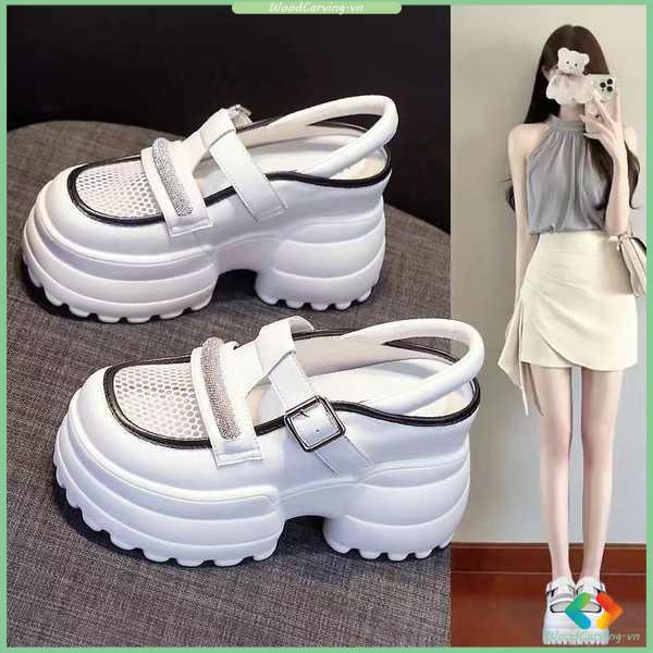 Dép sandal nữ xăng đan đế xuồng dễ phối thời trang mẫu mới mùa hè tăng chiều cao đế dày