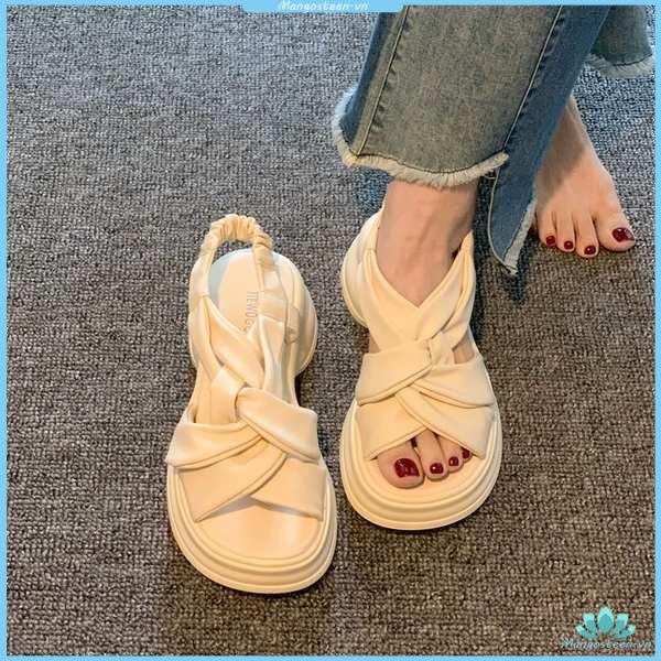 Thời Trang Dép Sandal Đế Dày Cho Nữ