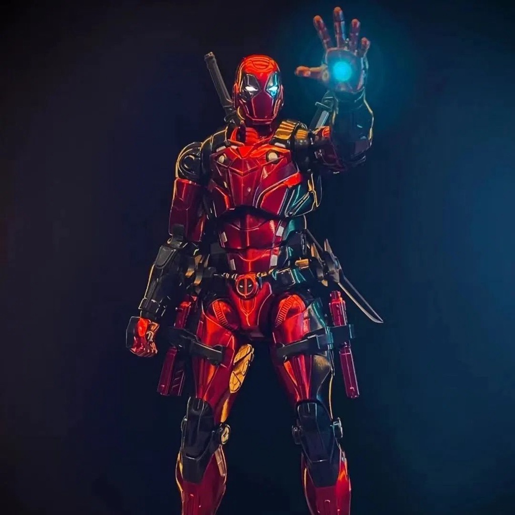 Hộp Đồ Chơi Nhân Vật Siêu Anh Hùng deadpool Làm Quà Tặng Sinh Nhật Cho Bé