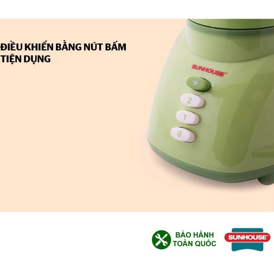 Máy Xay Sinh Tố SUNHOUSE SHD5112 Công Suất 350W - Kèm 2 Cối Thủy Tinh