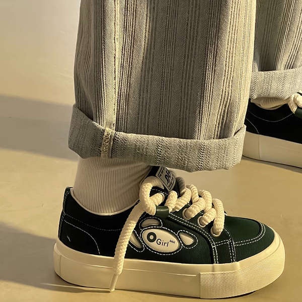 Giày Sneaker Đế Dày Thời Trang Mùa Hè 2023 Phong Cách Mới Cho Nữ