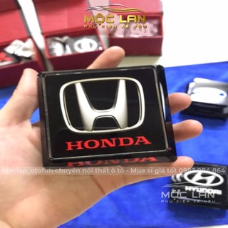 ( có video thật) nước hoa ô tô HONDA  - nước hoa pha lê logo hãng xe đặt taplo
