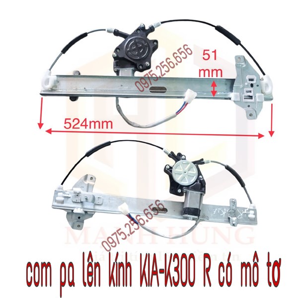 Phụ tùng hùng lỳ Com pa nâng kính KIA-K3000 R có mô tơ