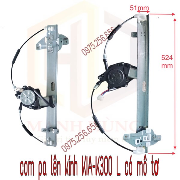Phụ tùng hùng lỳ Com pa nâng kính KIA-K3000 L có mô tơ