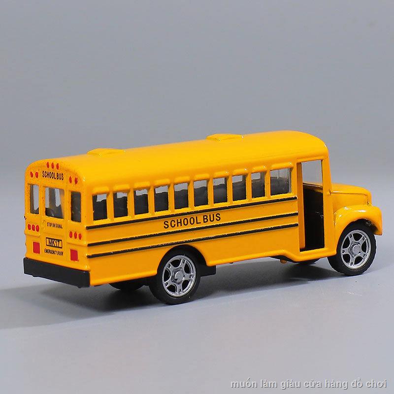 Ô Tô Hợp Kim Trẻ Em Kéo Lại Lực Đồ Chơi Ô Tô Cửa Mở Retro Xe Buýt Xe Buýt Kim Loại Xe Taxi Xe Cứu Thương🚂HÀNG CÓ SẴN🚋