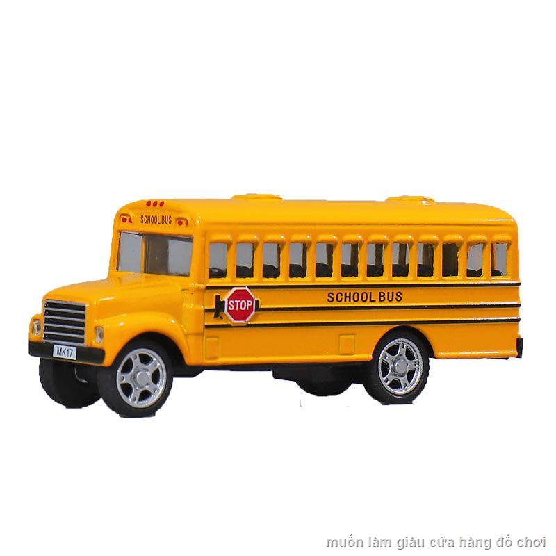 Ô Tô Hợp Kim Trẻ Em Kéo Lại Lực Đồ Chơi Ô Tô Cửa Mở Retro Xe Buýt Xe Buýt Kim Loại Xe Taxi Xe Cứu Thương🚂HÀNG CÓ SẴN🚋