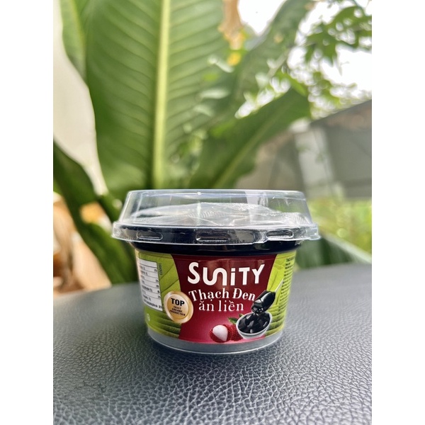 Thạch Đen Ăn Liền Vị Truyền Thống/Vải 166g