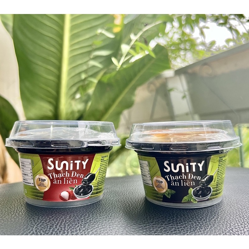 Thạch Đen Ăn Liền Vị Truyền Thống/Vải 166g