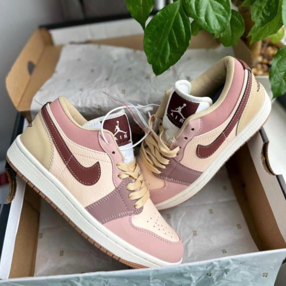 Giày thể thao Jordan 1 Low Milk Tea, JD Thấp Trà Sữa Bản Đẹp Chuẩn SC tặng kèm dây phụ - 19